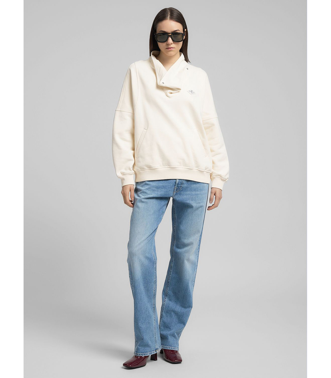 ハイラップネック スウェットシャツ